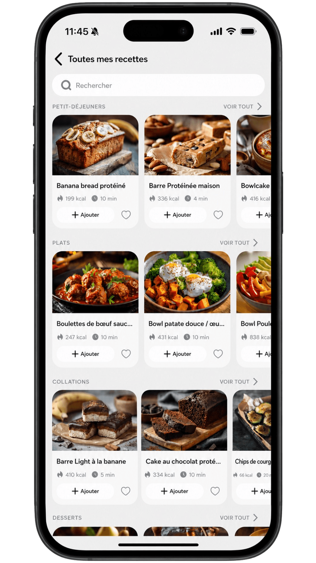 Shapes app screen